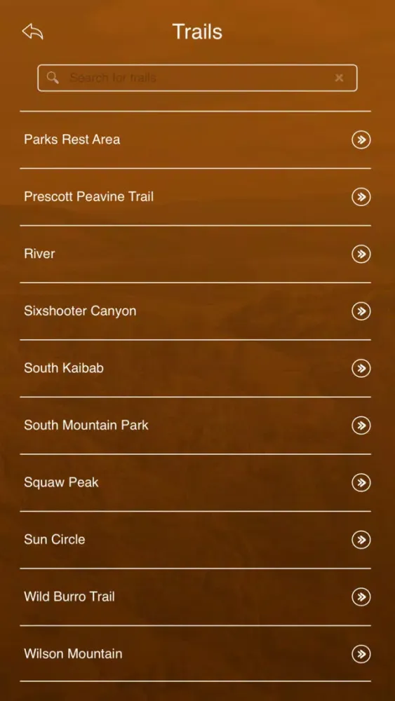 Arizona Trails سکرین شاٹس