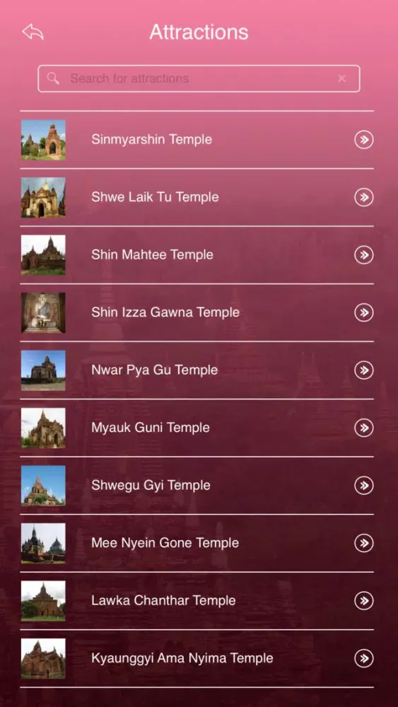 ภาพหน้าจอของ Bagan Temples Travel Guide