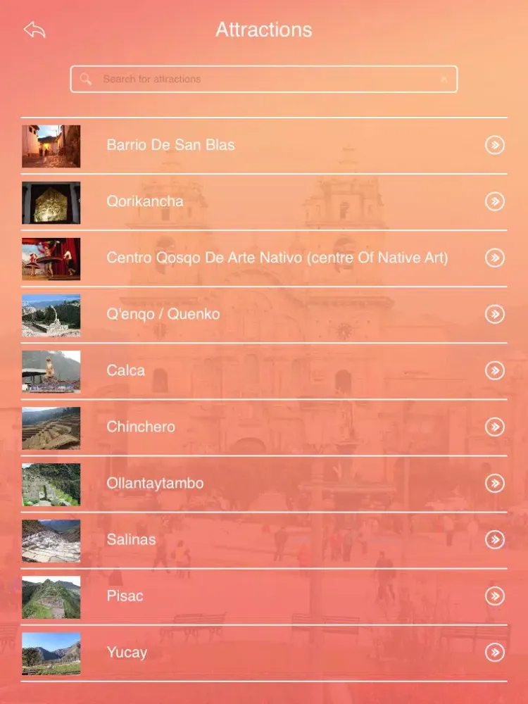 Cusco Travel Guide iPad 应用截图