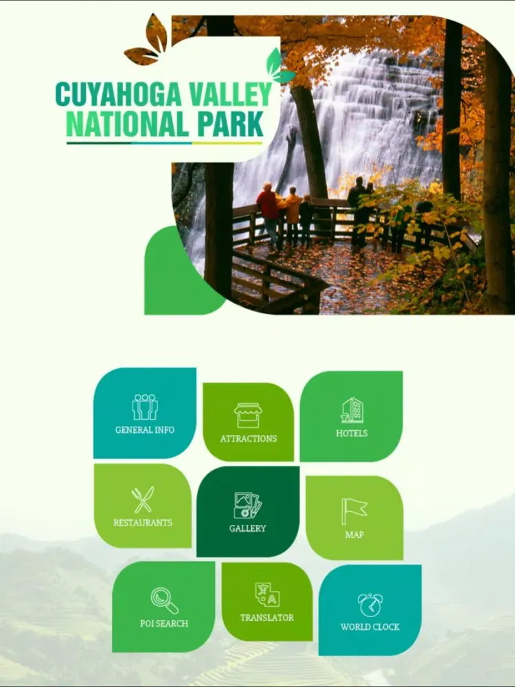 Capturas de pantalla de Cuyahoga Valley National Park Travel Guide iPad 