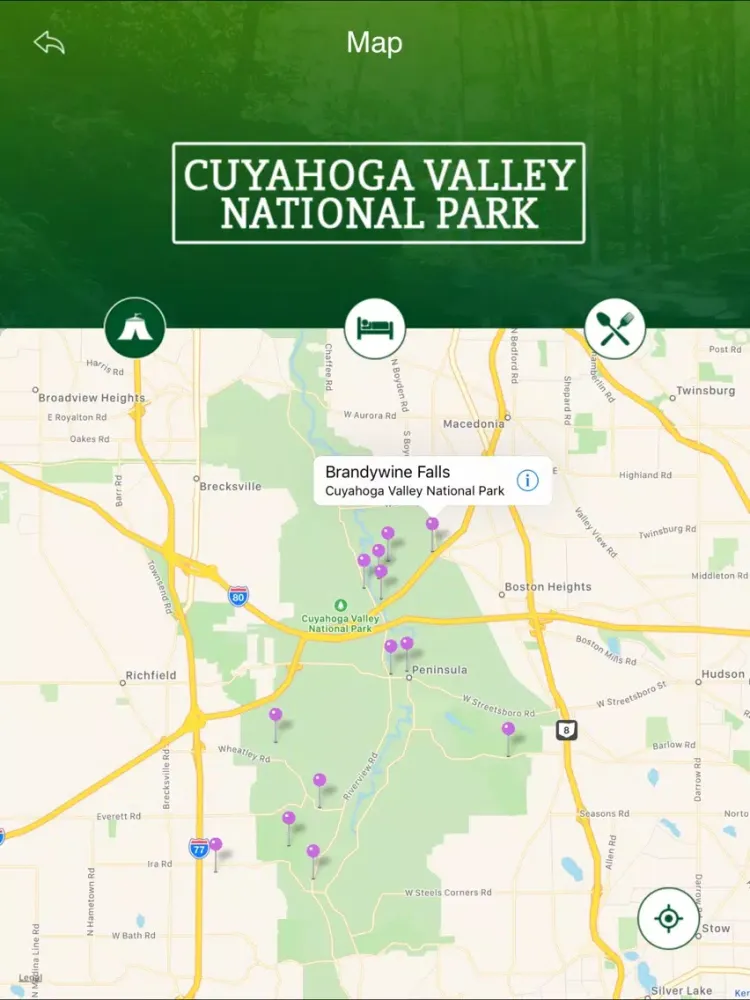 Capturas de pantalla de Cuyahoga Valley National Park Travel Guide iPad 