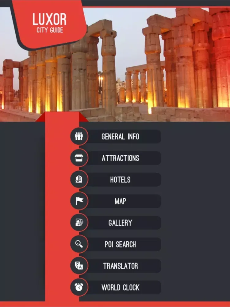 Luxor Tourist Guide iPad 应用截图
