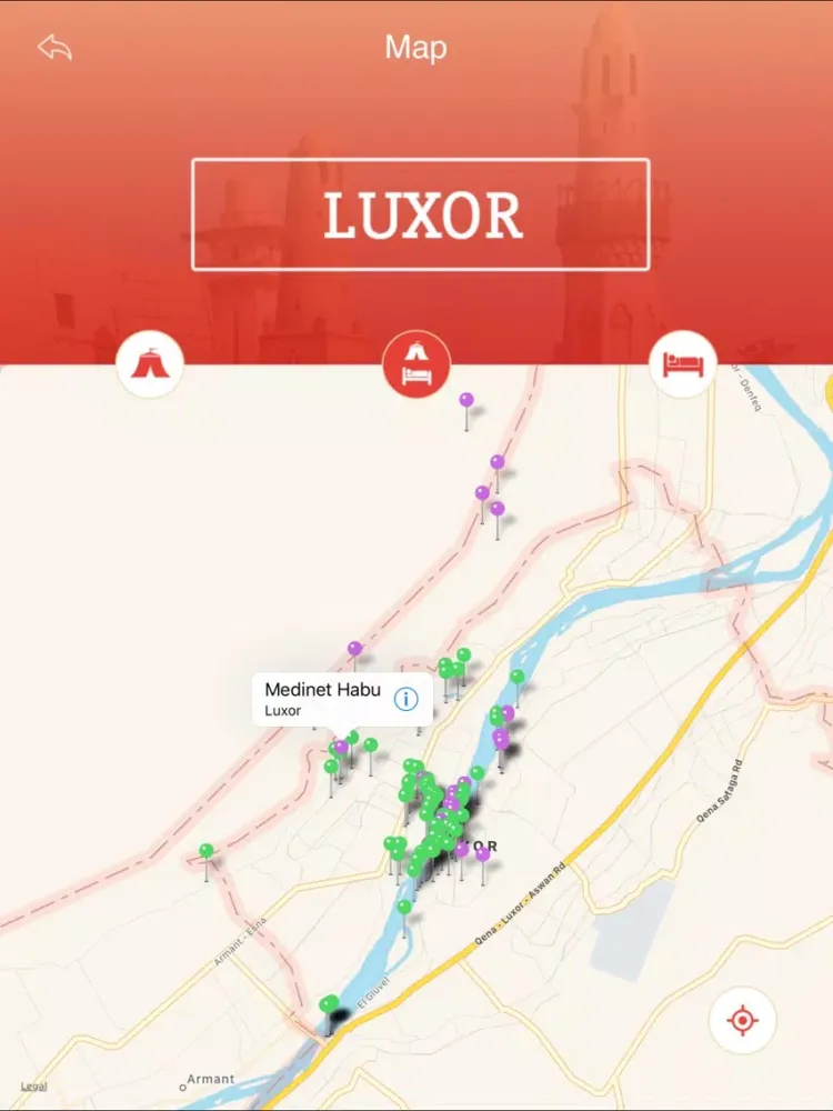 Luxor Tourist Guide iPad 应用截图