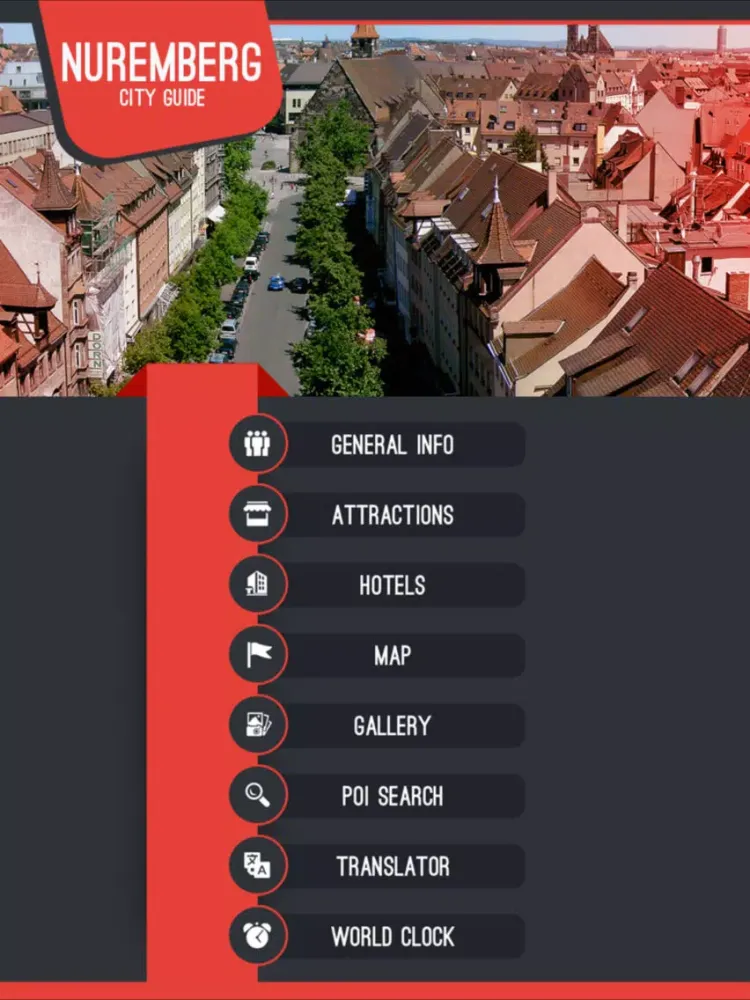 Nuremberg Tourism Guide iPad  स्क्रीनशॉट