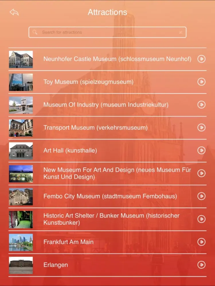 Nuremberg Tourism Guide iPad  स्क्रीनशॉट