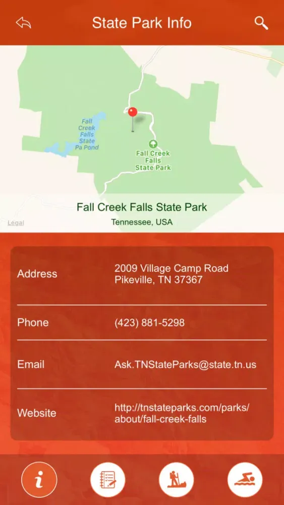 Tennessee State Parks & Trails スクリーンショット