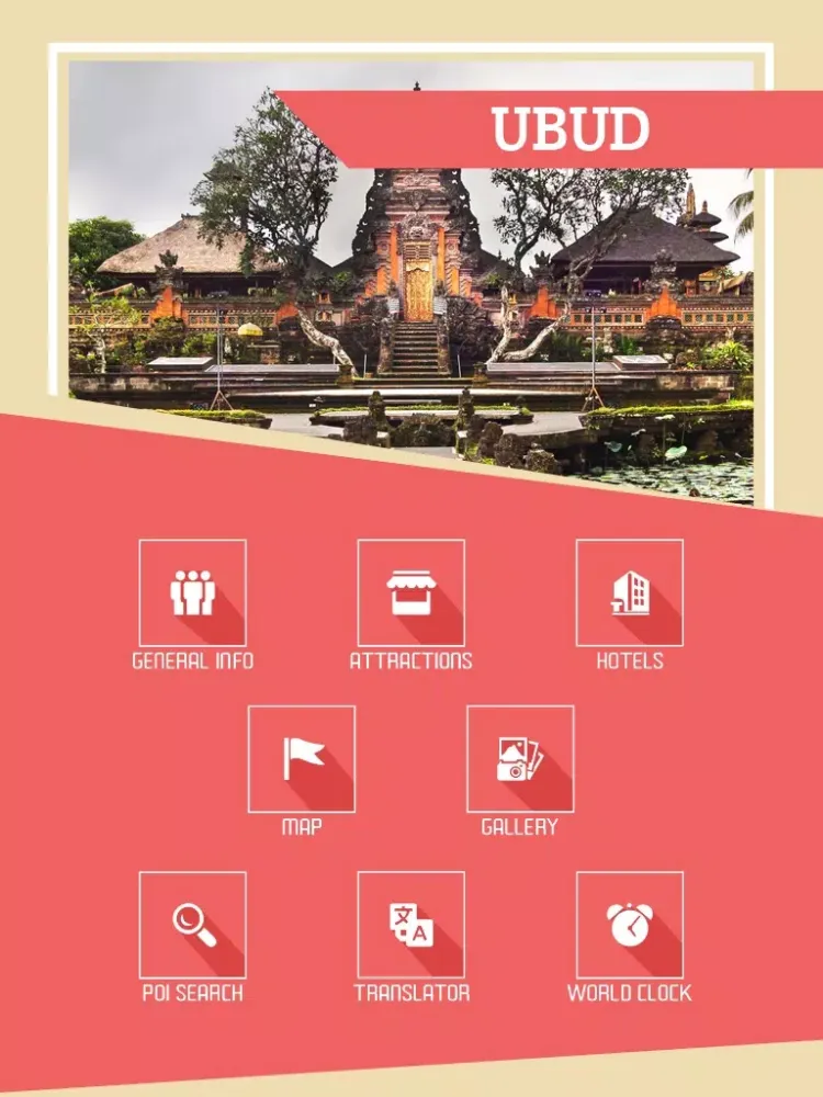 تصاویر Ubud City Guide iPad 