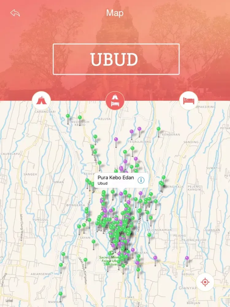 تصاویر Ubud City Guide iPad 