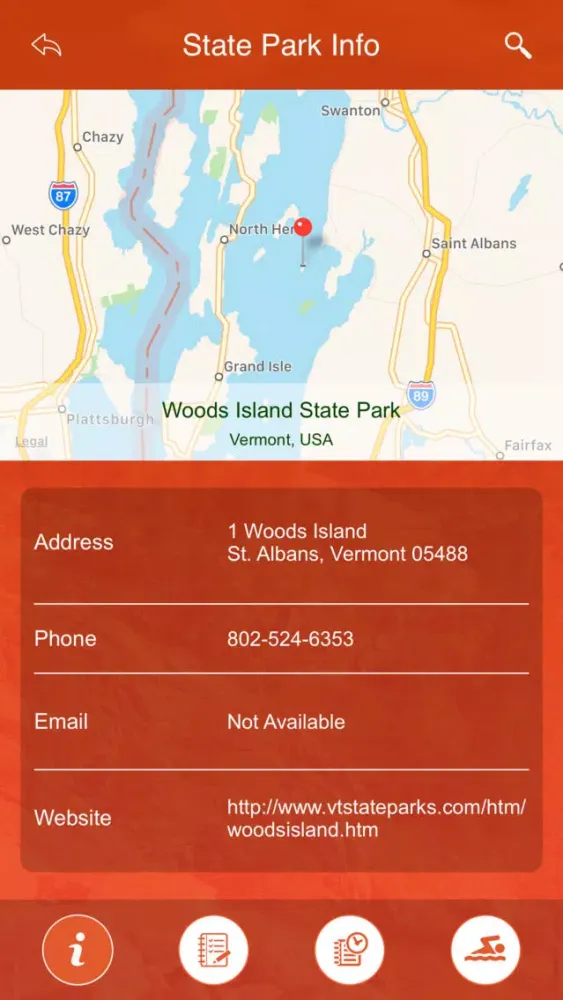 Vermont State Parks & Trails Screenshots
