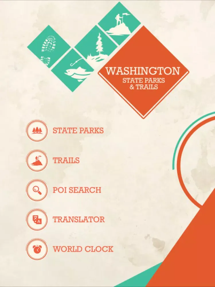 Washington State Parks & Trails iPad 应用截图