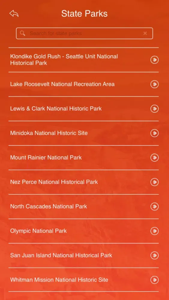 Washington State Parks & Trails应用截图