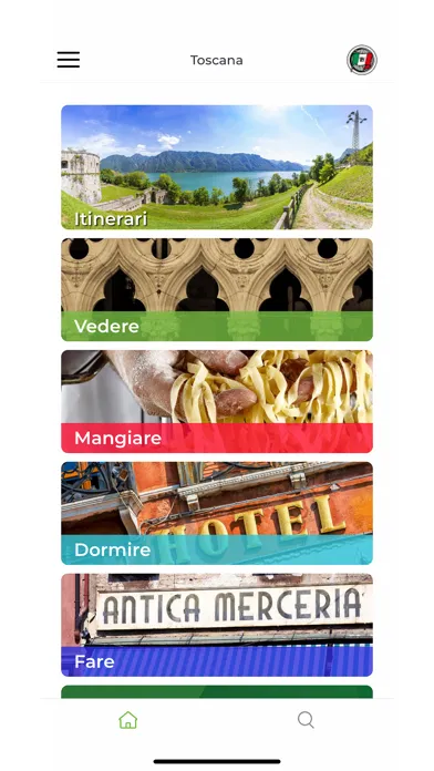 Captures d'écran de Toscana Guida Verde Touring