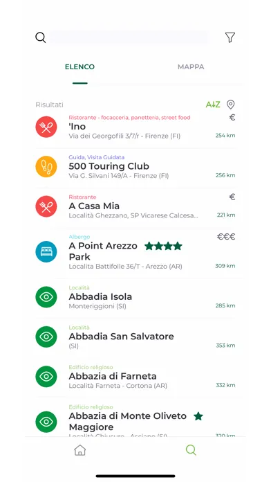 Captures d'écran de Toscana Guida Verde Touring