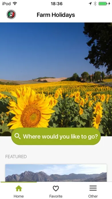 Tangkapan layar Italy – Farm Holidays