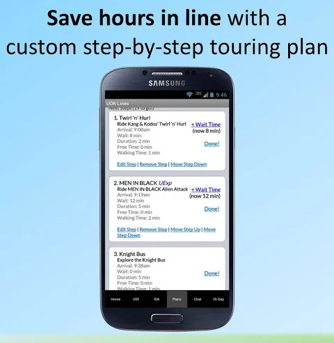 Screenshot di Universal Orlando Lines by TouringPlans.com