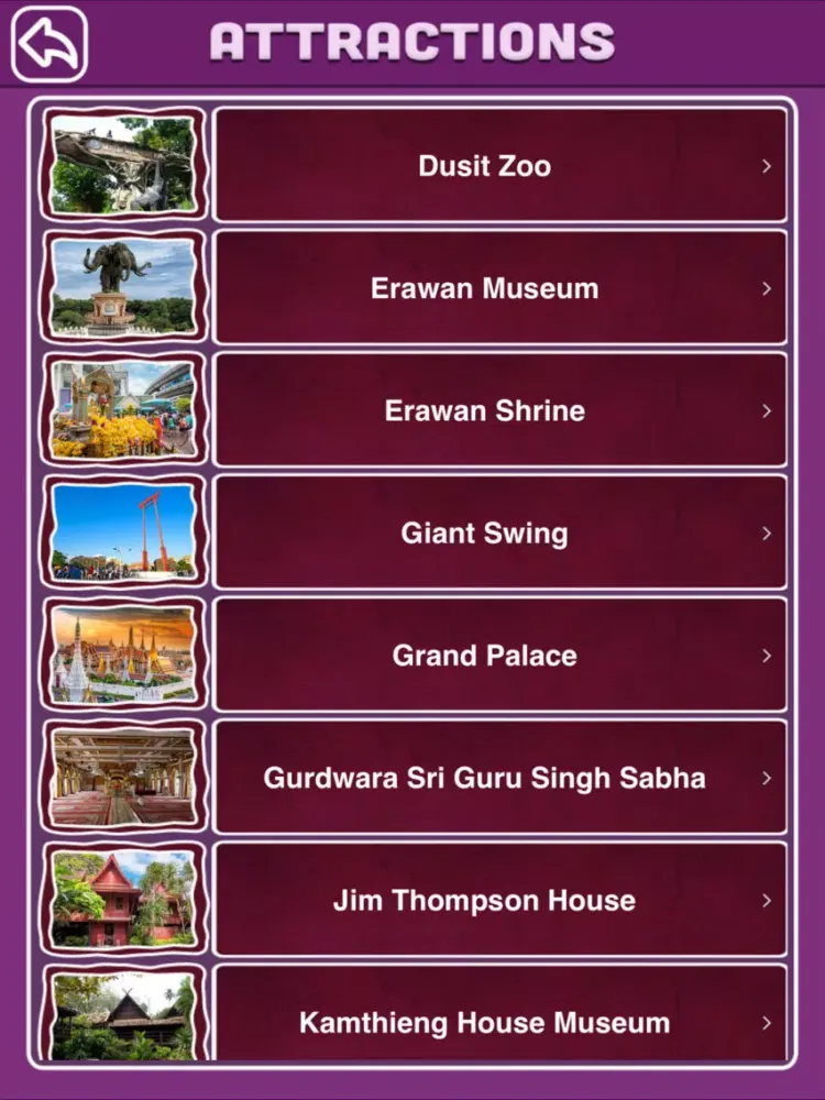 تصاویر Bangkok Offline Map Tourism Guide iPad 