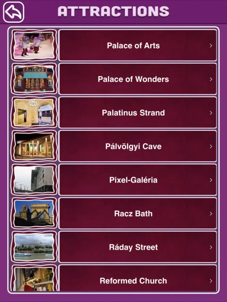 Budapest Offline Map Visitors Guide iPad  Screenshots