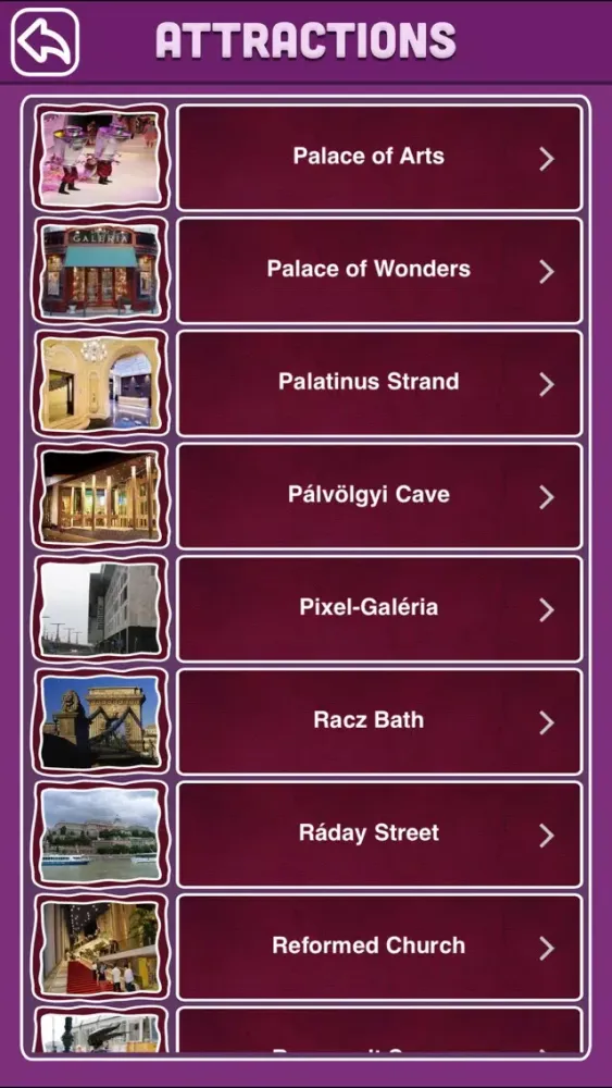 Budapest Offline Map Visitors Guide Screenshots