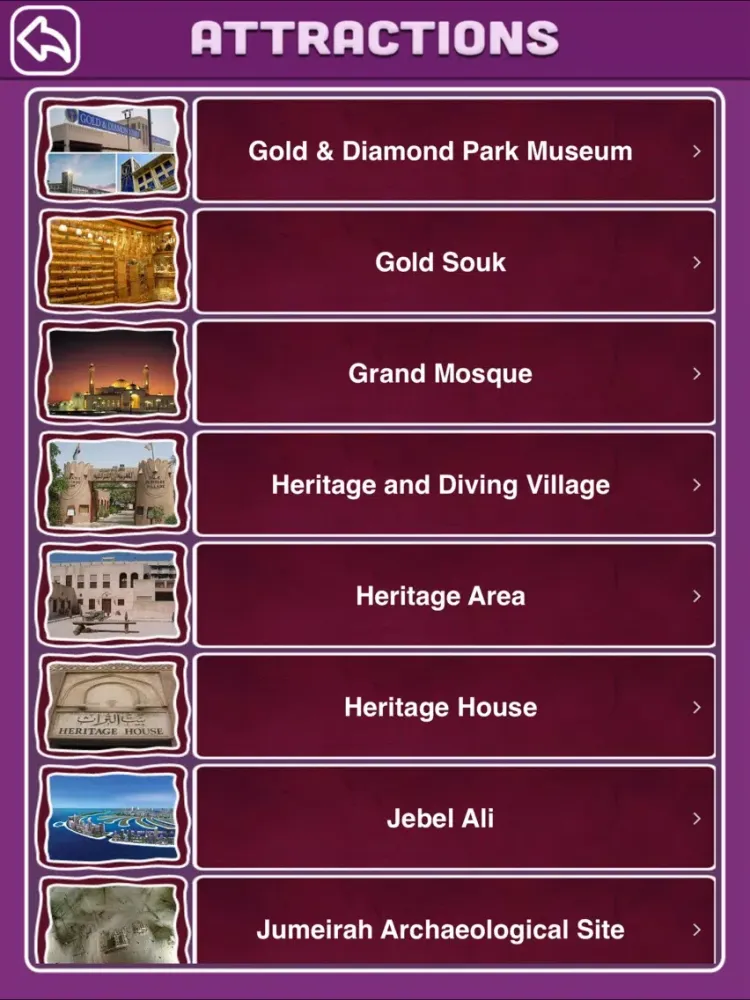 Captures d'écran de Dubai City Offline Map Travel Guide iPad 
