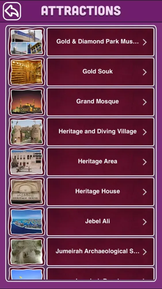 Captures d'écran de Dubai City Offline Map Travel Guide