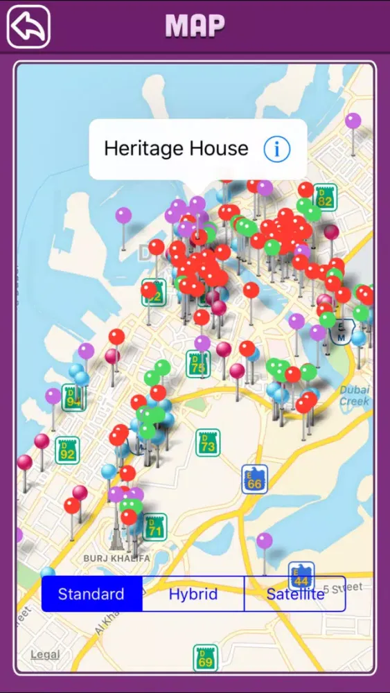 Captures d'écran de Dubai City Offline Map Travel Guide