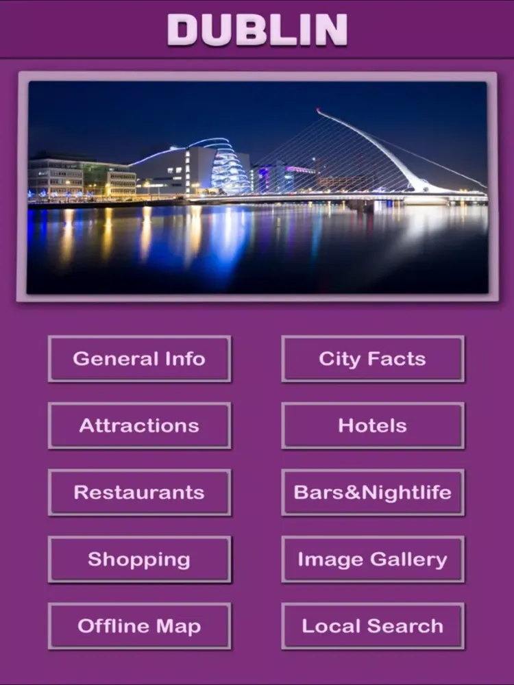 صور Dublin Offline Map Tourism Guide iPad 