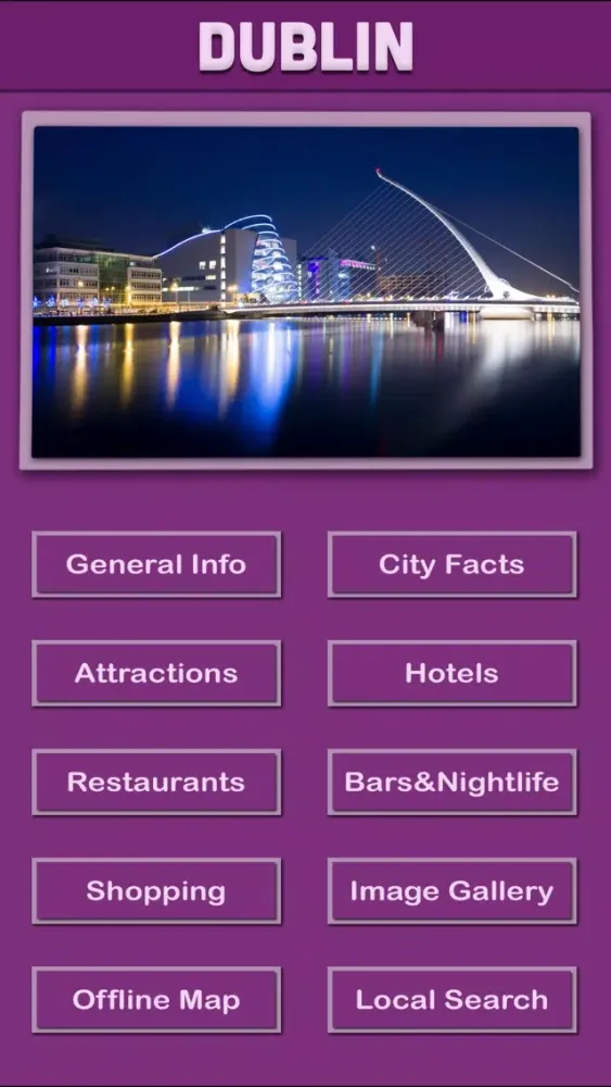 صور Dublin Offline Map Tourism Guide