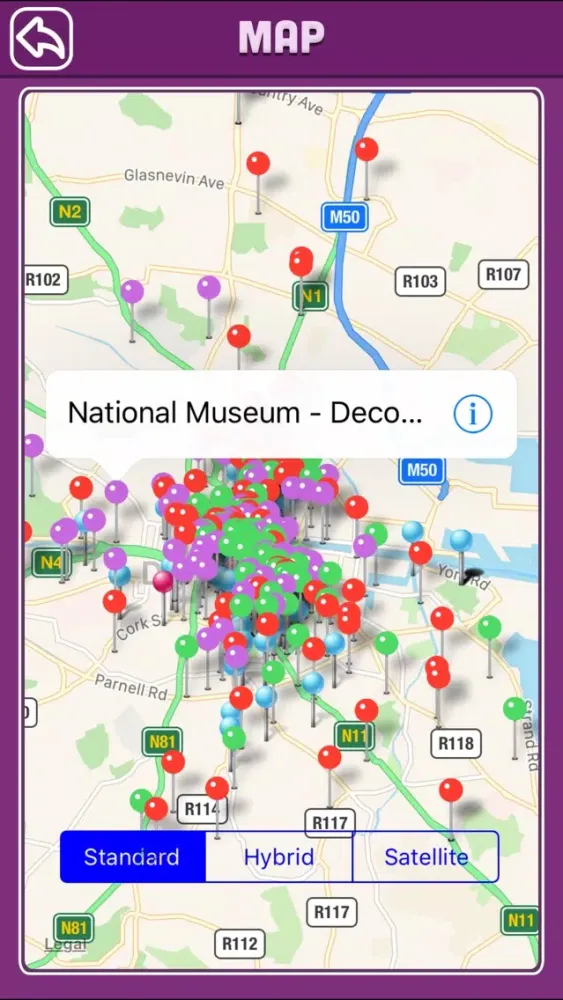 صور Dublin Offline Map Tourism Guide