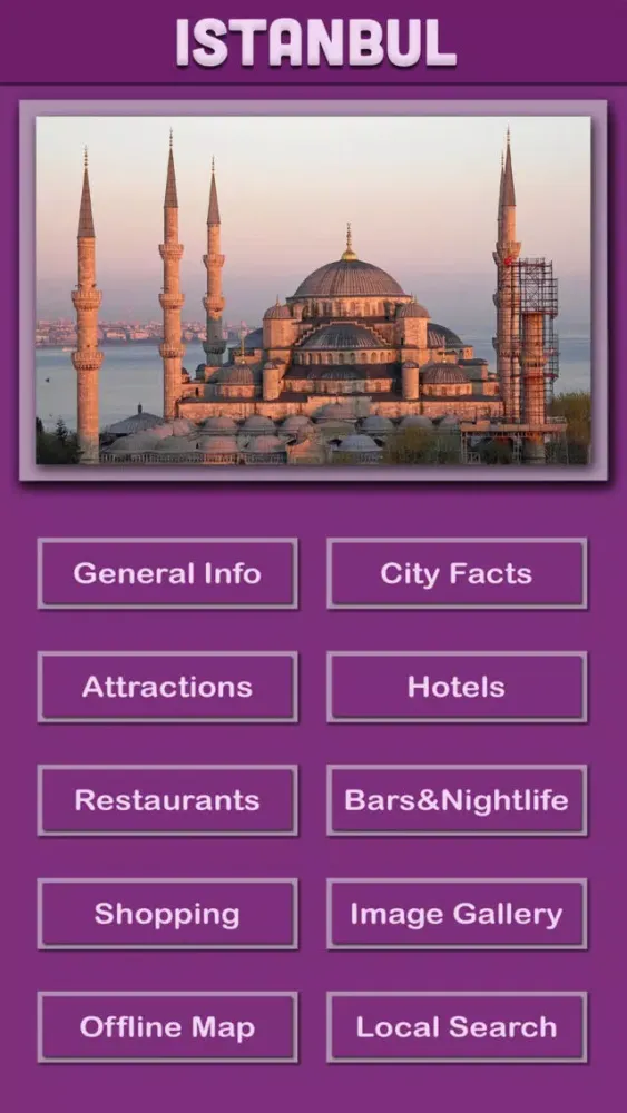 Tangkapan layar Istanbul Offline Tourism