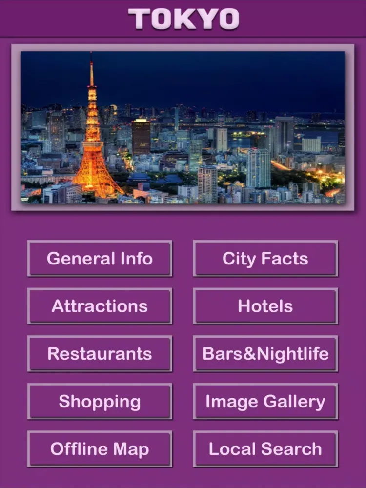 Tokyo Offline Tourism iPad  Ekran Görüntüleri