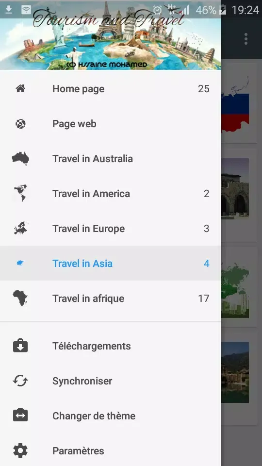 Tourism and travel Screenshots