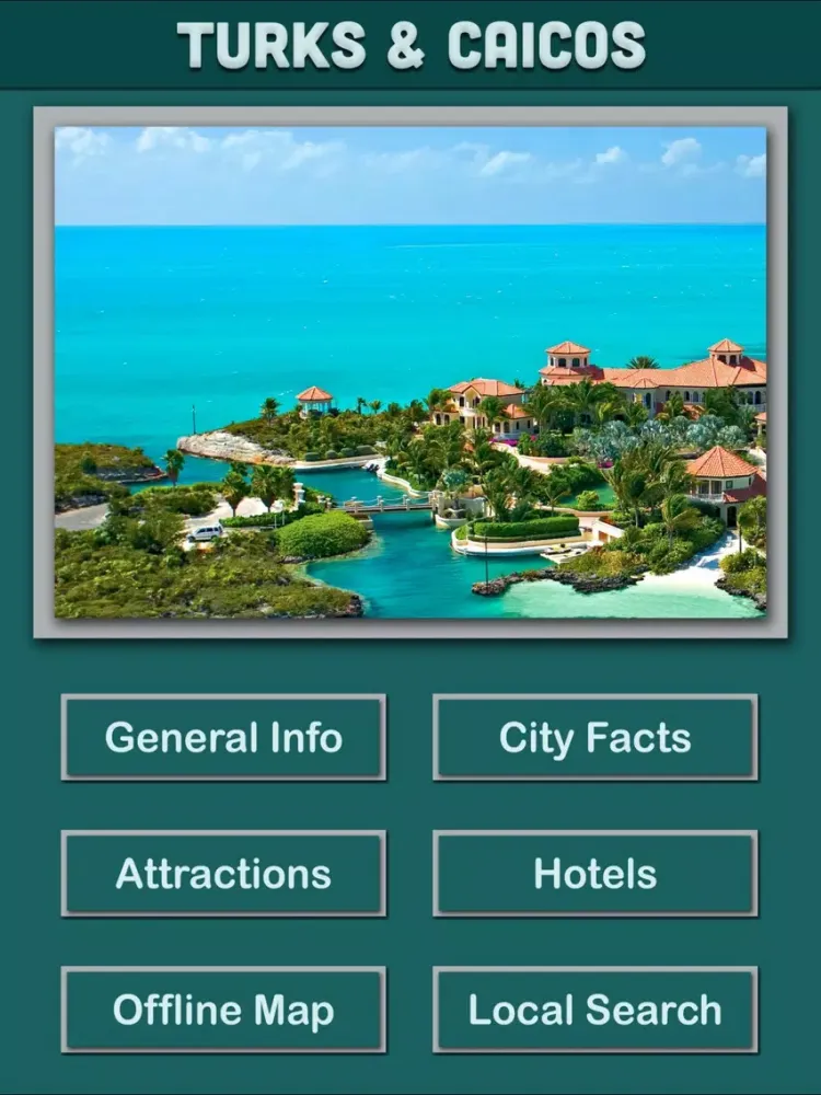 ภาพหน้าจอของ Turks and Caicos Tourism iPad 