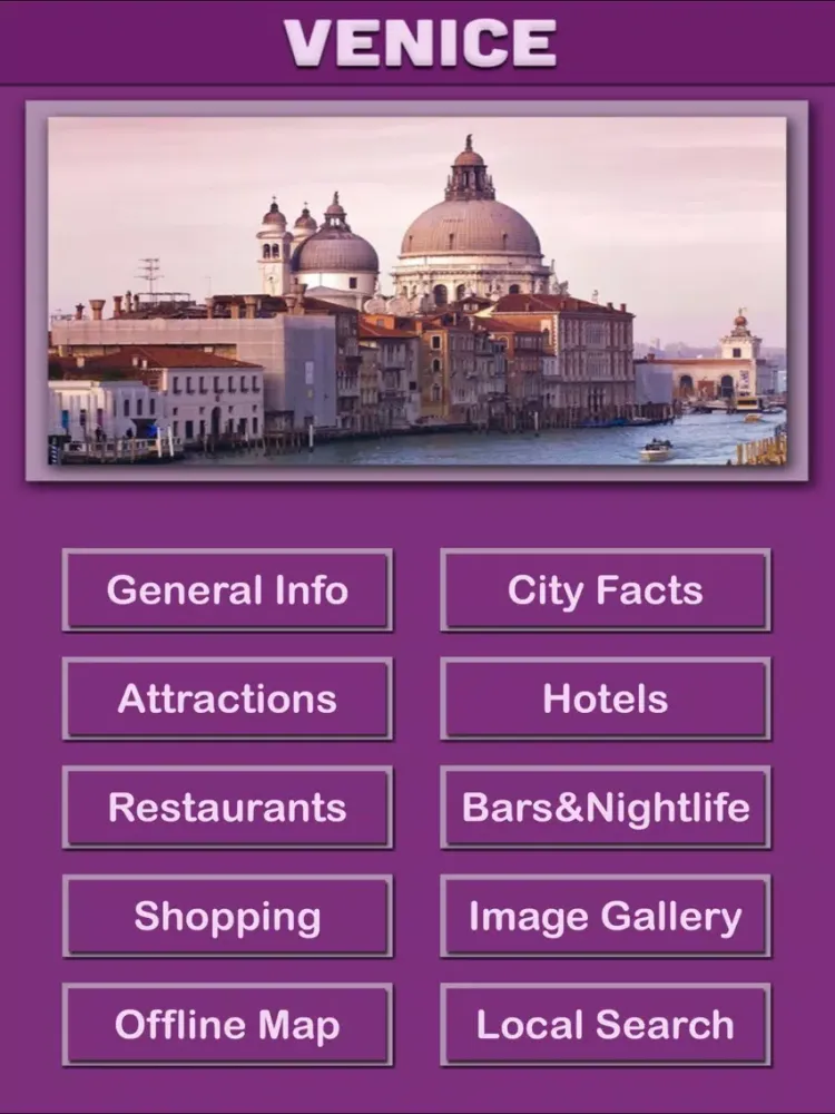 Capturas de tela do Venice Offline Tourism iPad 