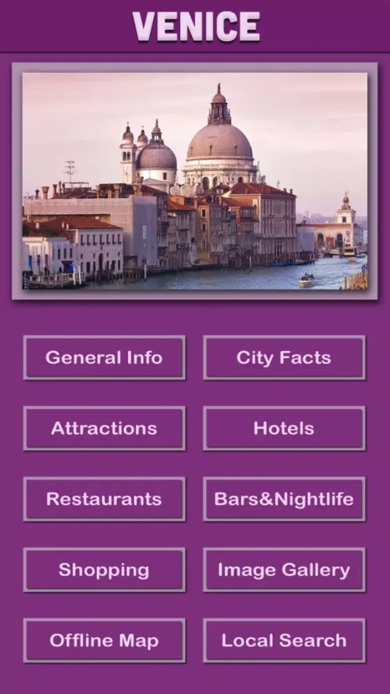 Capturas de tela do Venice Offline Tourism