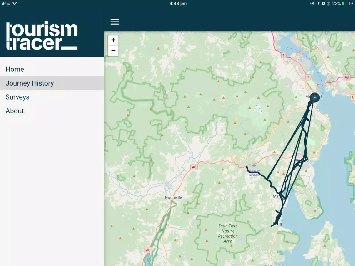 صور Tourism Tracer Tasmania iPad 