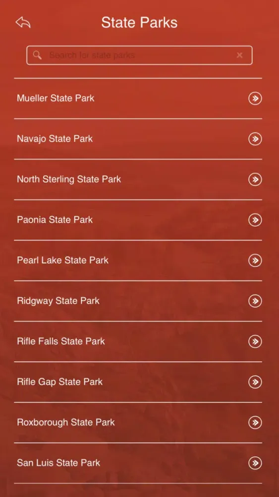 Colorado State Parks, Trails & Campgrounds Screenshots