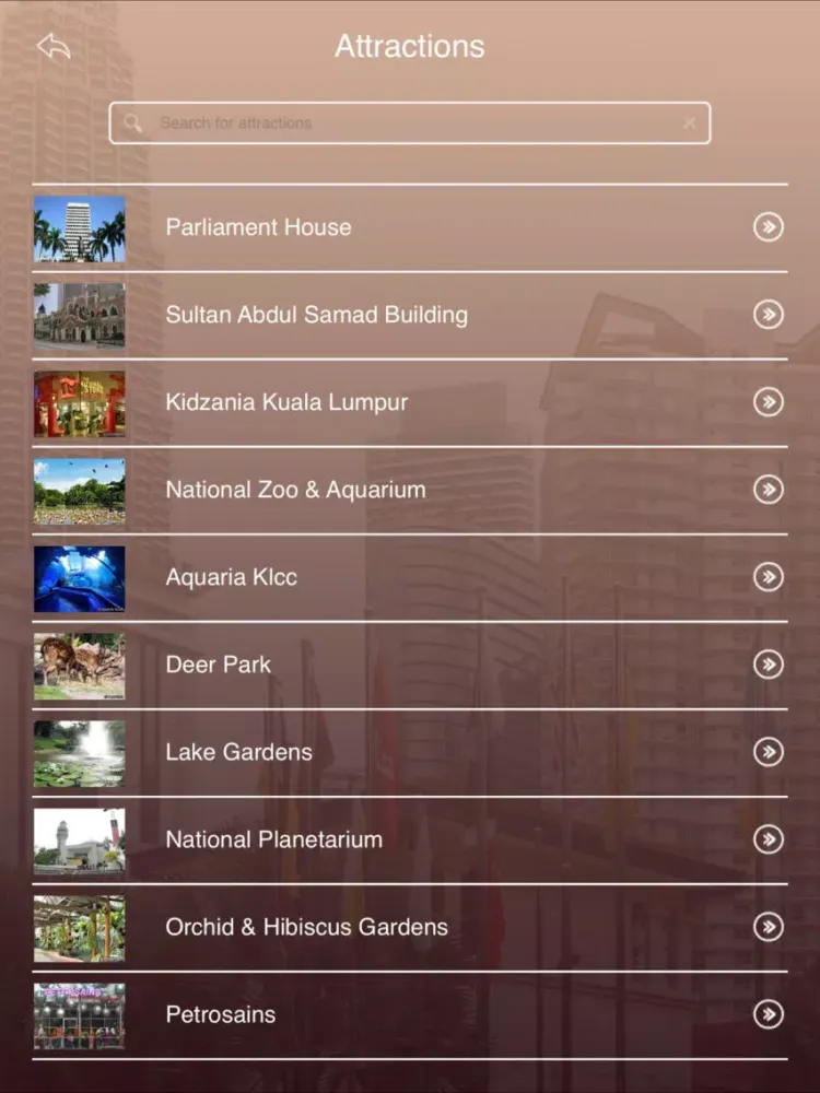 Tourism Kuala Lumpur iPad  스크린샷