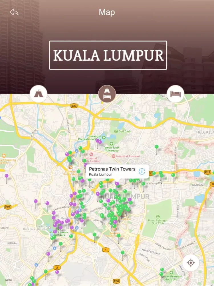 Tourism Kuala Lumpur iPad  스크린샷