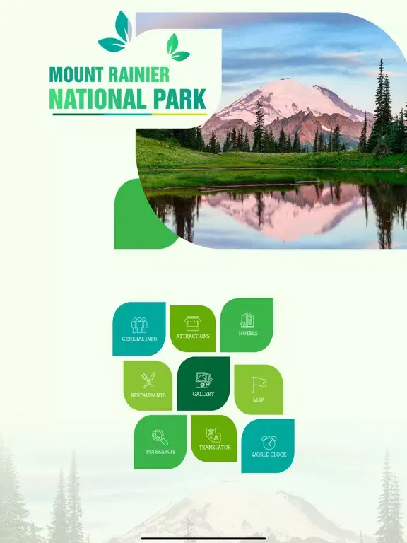 Mount Rainier National Park iPad  स्क्रीनशॉट