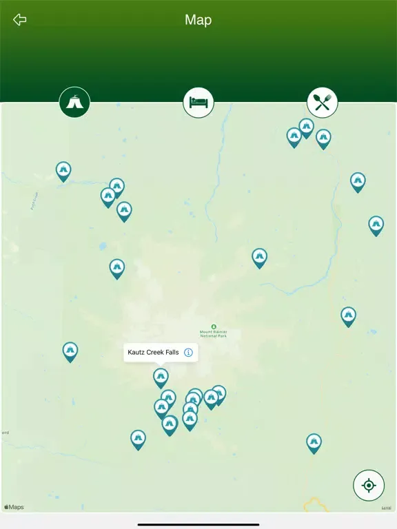 Mount Rainier National Park iPad  स्क्रीनशॉट