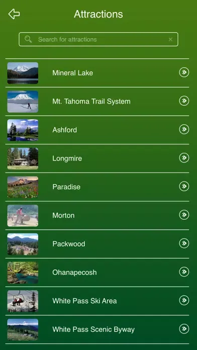 Mount Rainier National Park स्क्रीनशॉट