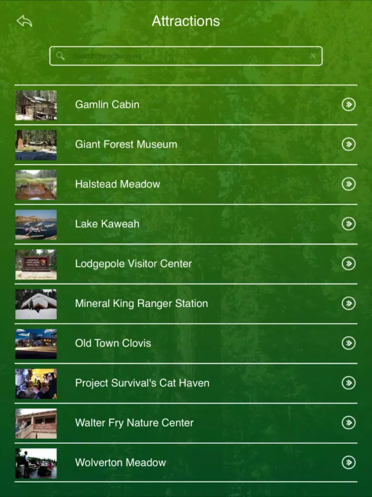 Ảnh chụp màn hình của Sequoia National Park Travel Guide iPad 