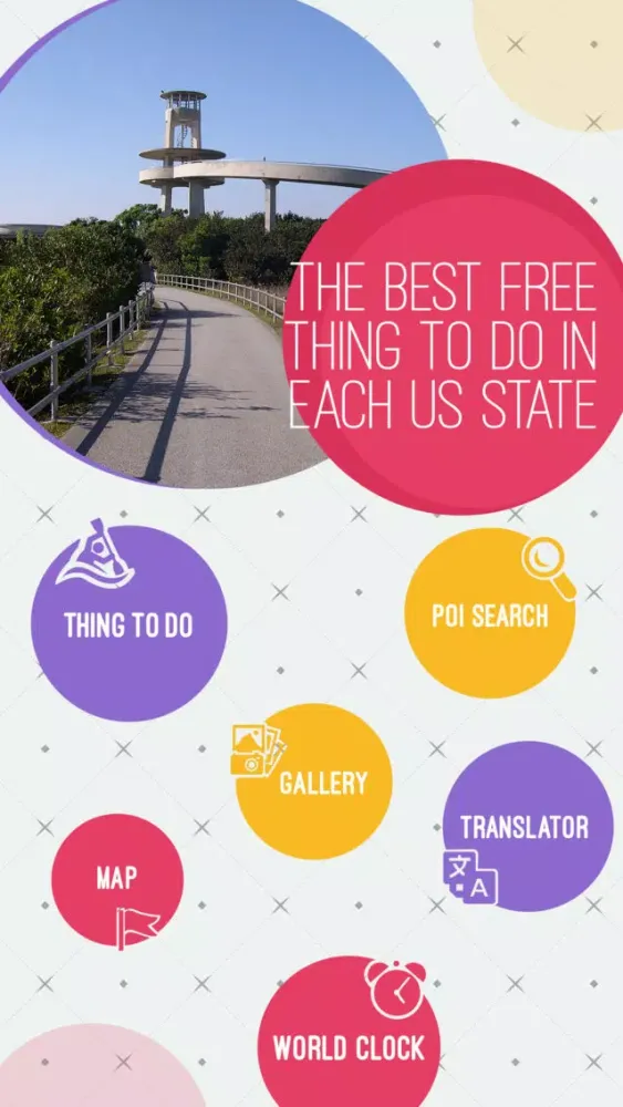 ภาพหน้าจอของ The Best Free Thing To Do In Each U.S. State
