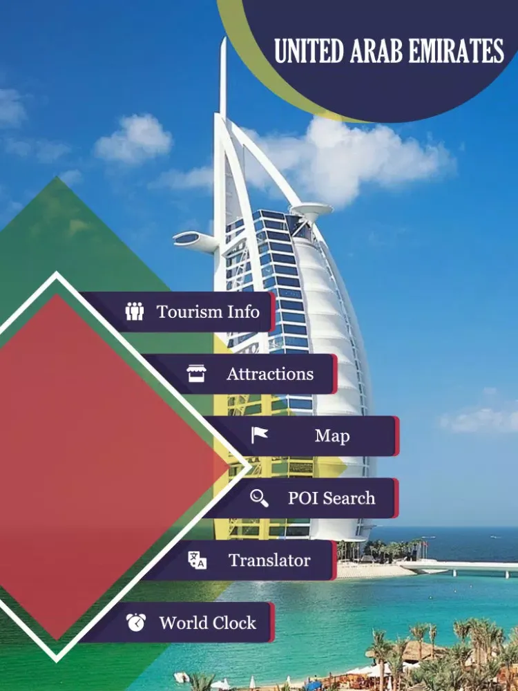 United Arab Emirates Tourist Guide iPad 应用截图