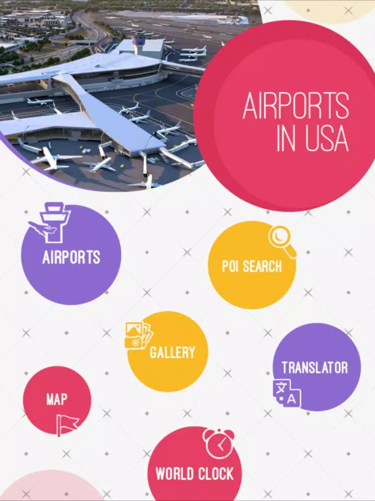 Screenshot di USA Airports iPad 