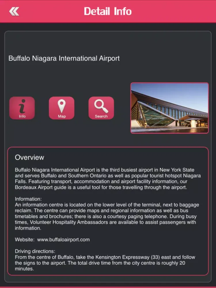 Screenshot di USA Airports iPad 
