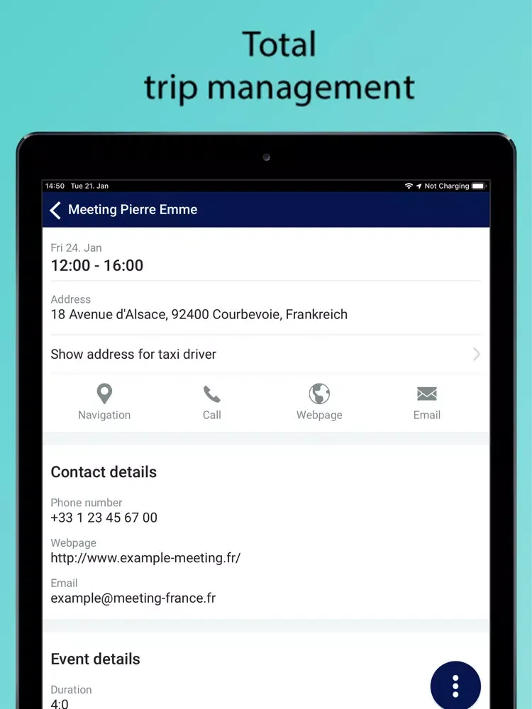 Fides Travel Assistant iPad  스크린샷