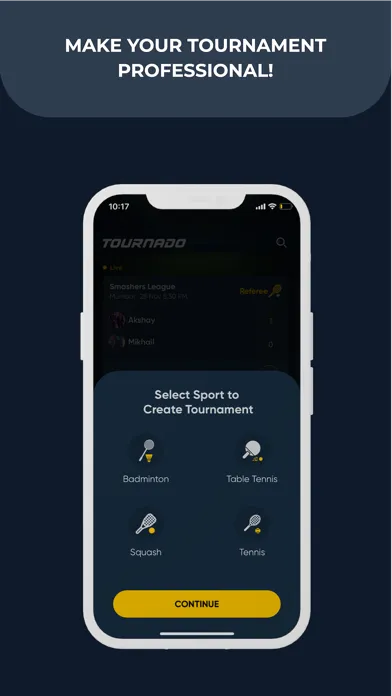 Скриншоты Tournado-Tournament Management