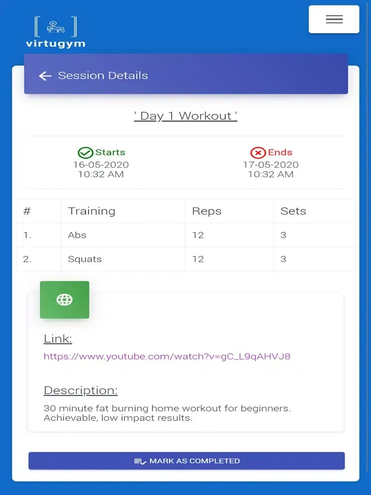 Screenshot di VirtuGym (Athlete) iPad 