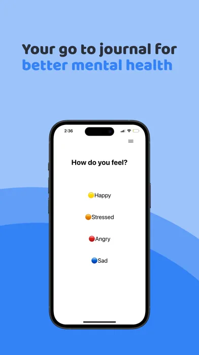 ภาพหน้าจอของ Minute Journal: Mood Diary
